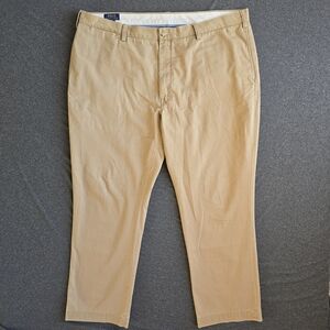 Polo Ralph Lauren Bedford Chino Pants Mens 44Bx32 Classic Fit Khaki Tan Big Tall